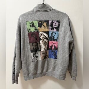 Taylor Swift The Eras Tour Quarter Zip Sweatshirt Pullover
